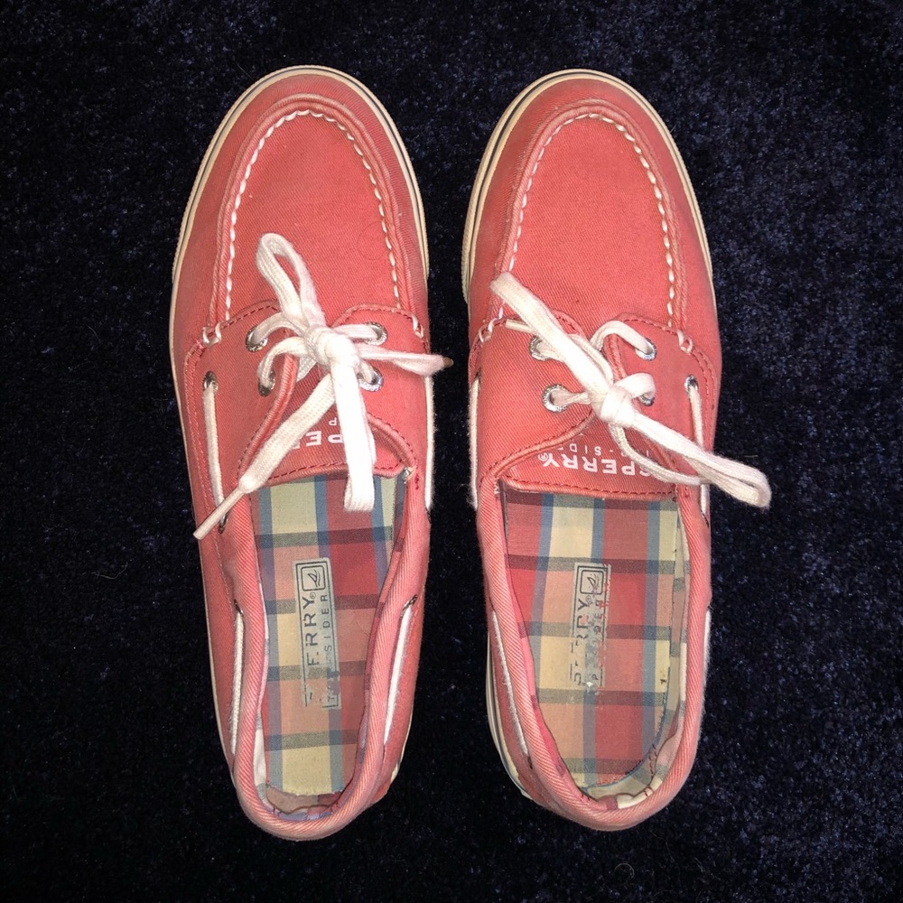 Red Sperry Top-Siders